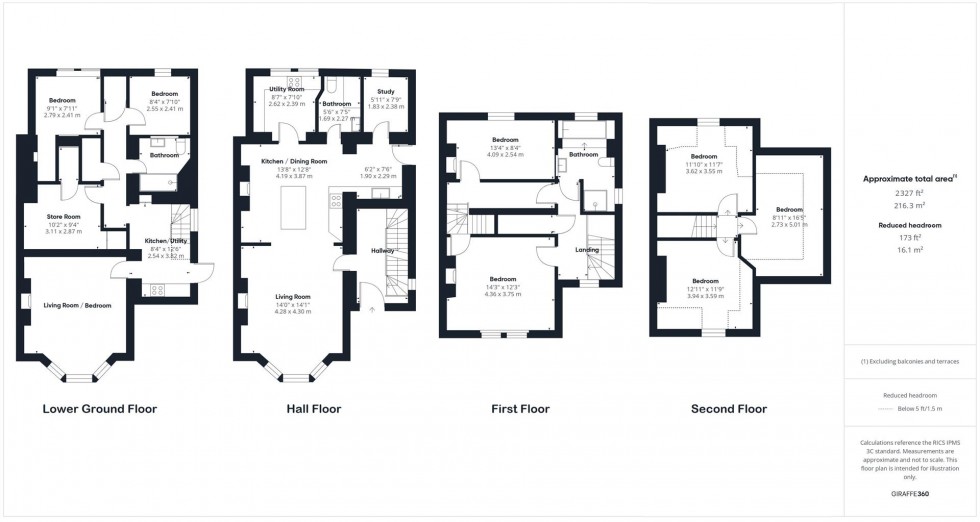 Floorplan for Cromwell Road, St Andrews, Bristol