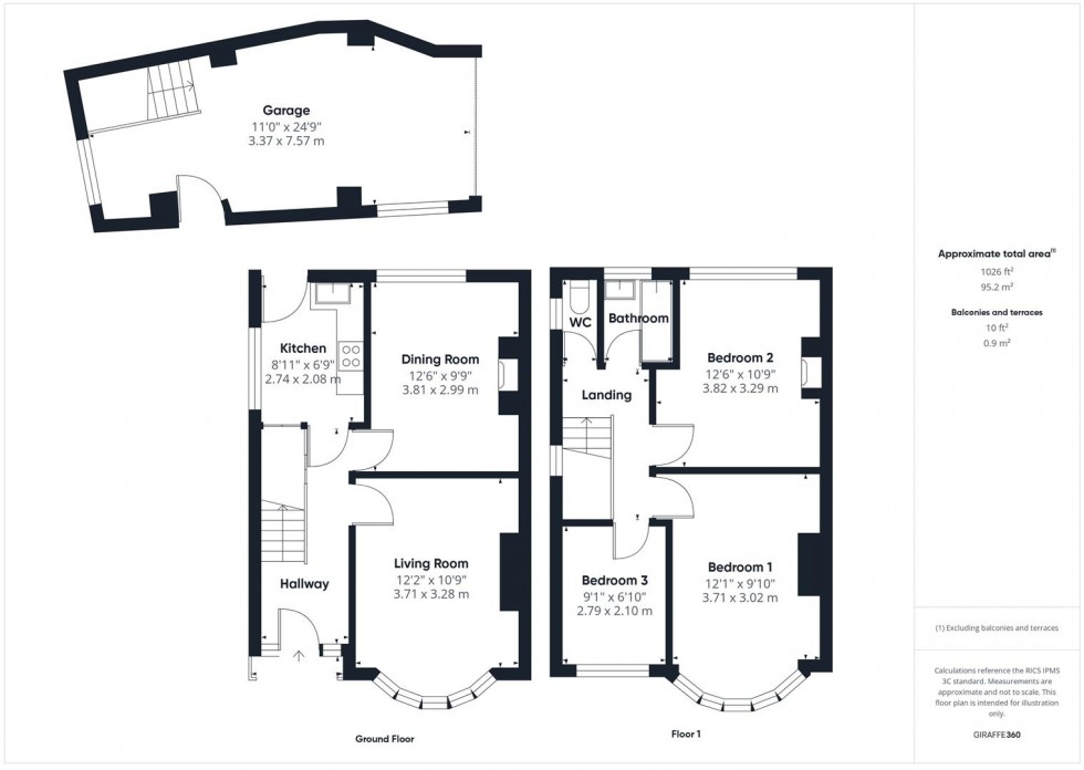 Floorplan for High Park, Knowle, Bristol