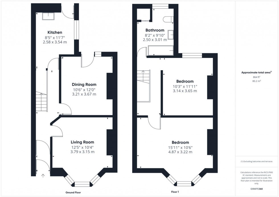 Floorplan for Westbourne Road, Easton, Bristol