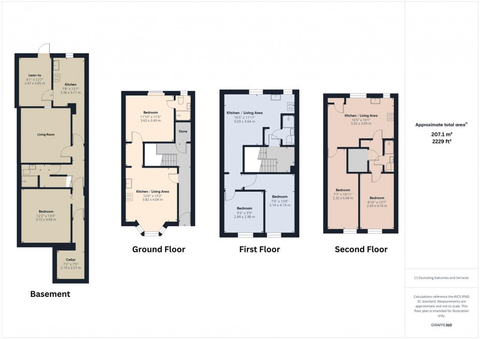 Floorplan for City Road, Bristol