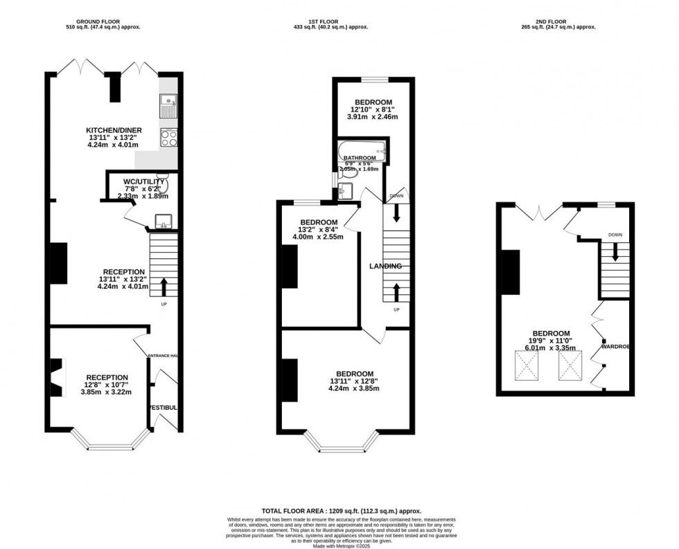 Floorplan for Neath Road | Whitehall