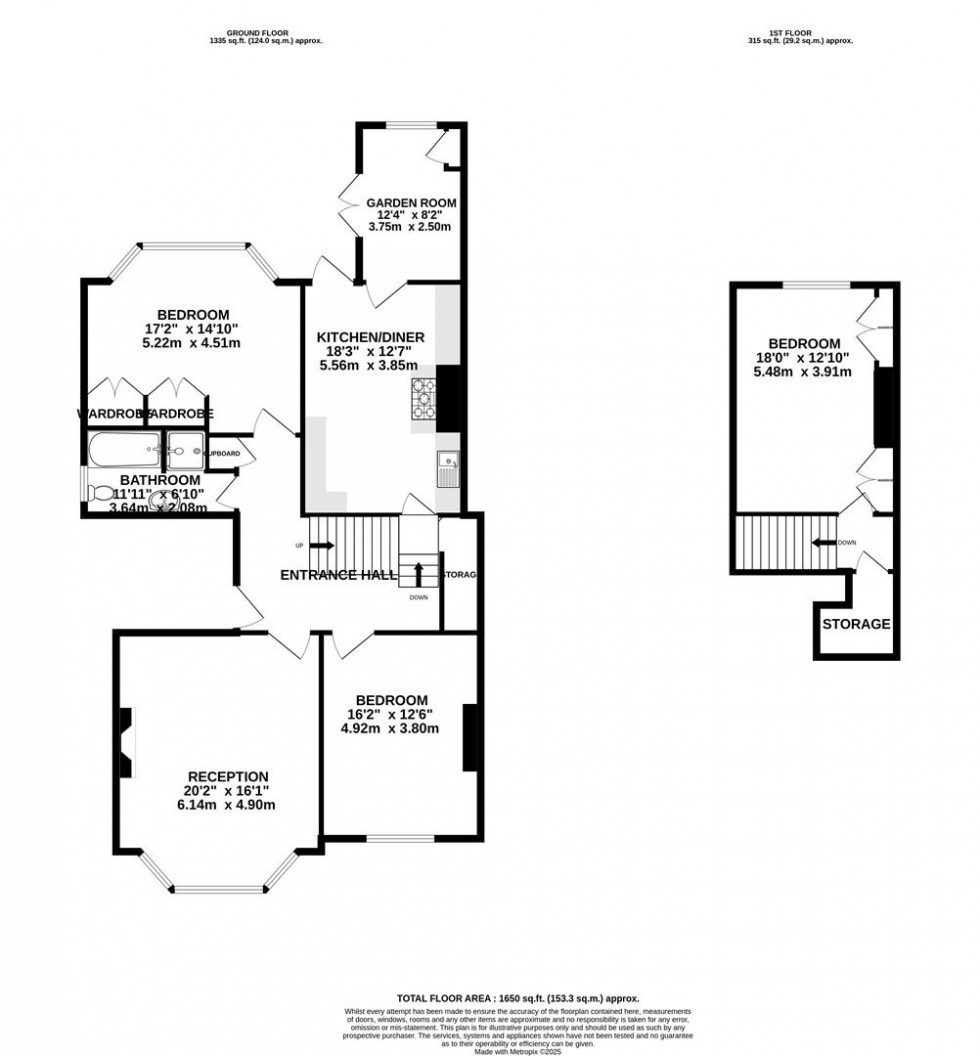 Floorplan for Blenheim Road | Westbury Park