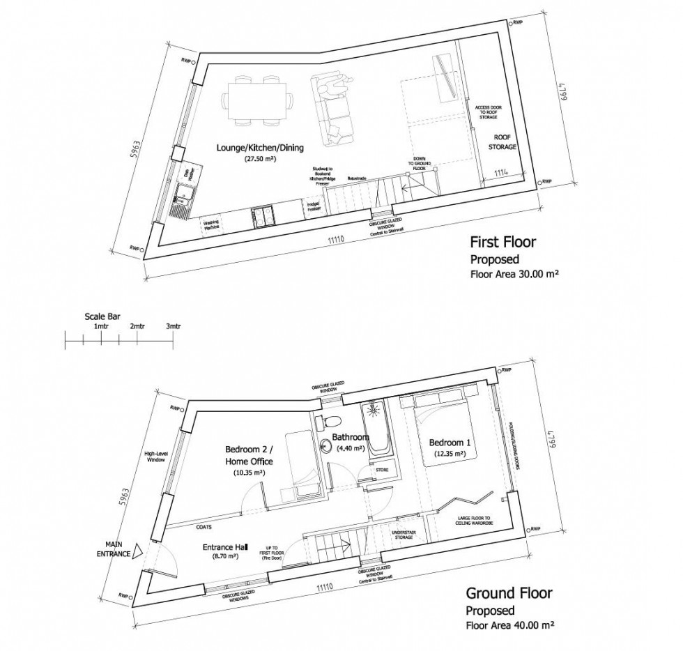 Floorplan for BUILDING PLOT - Palmyra Road, Bedminster, Bristol