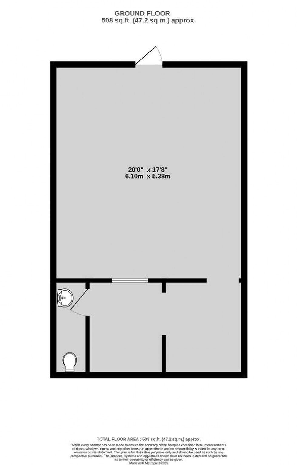 Floorplan for Kings Parade Avenue, Bristol
