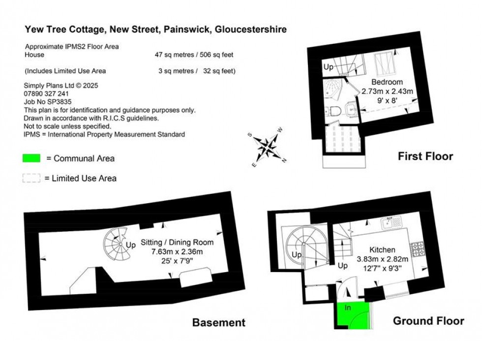 Floorplan for New Street, Painswick