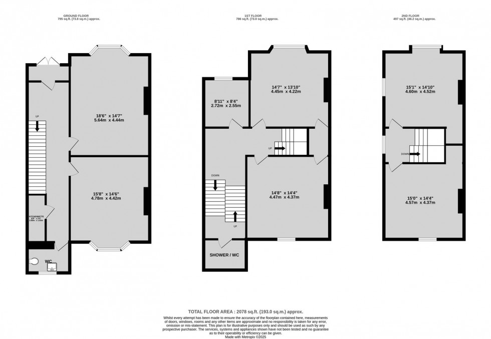 Floorplan for 32 Whiteladies Road, Clifton, Bristol