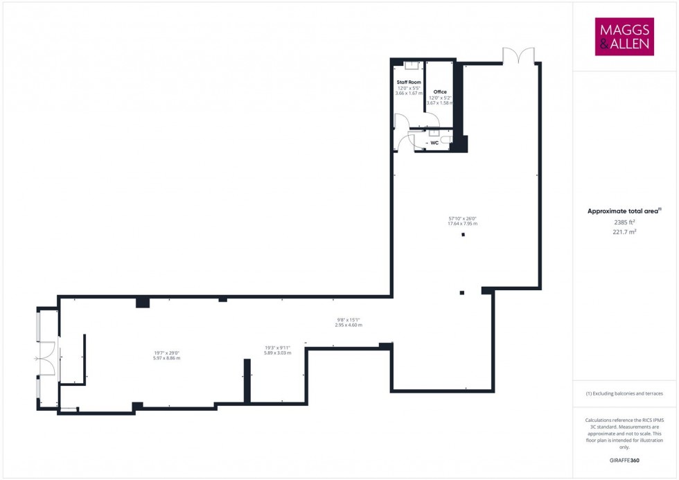 Floorplan for Regent Street, Weston-super-mare