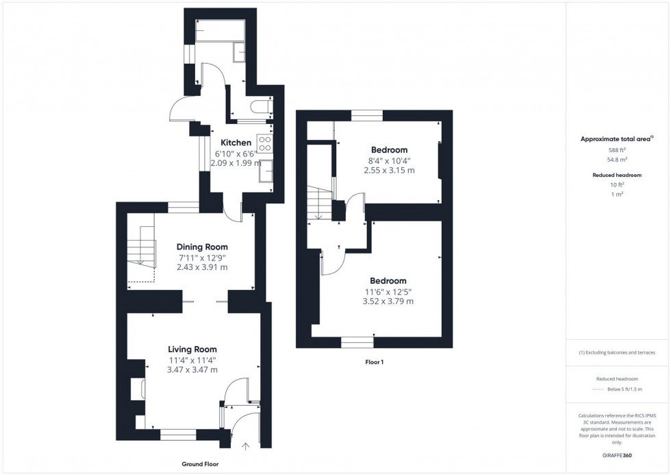 Floorplan for Park Road, Stapleton, Bristol