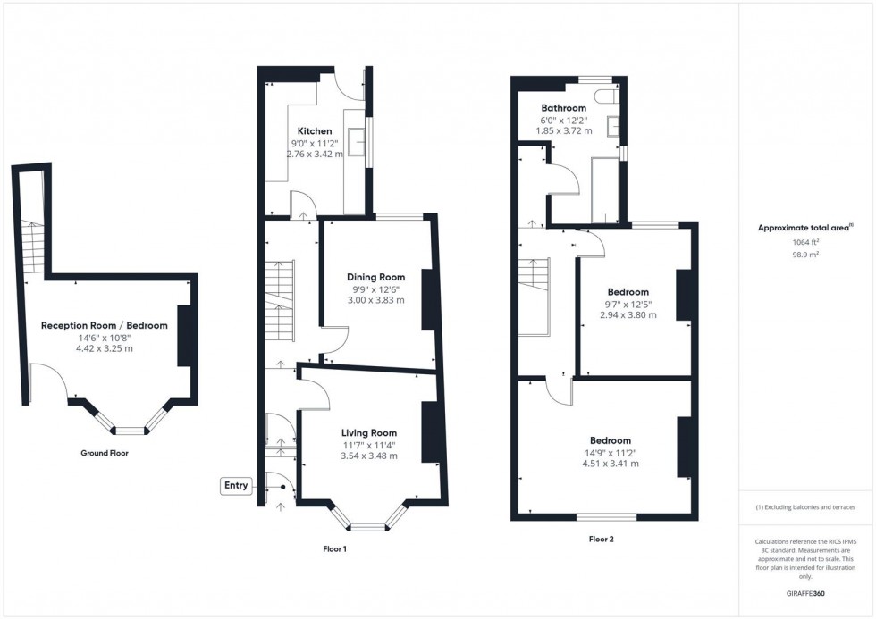 Floorplan for Cotswold Road, Windmill Hill, Bristol