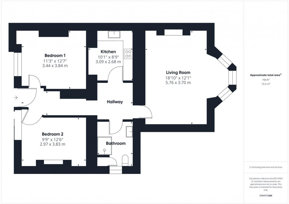 Floorplan for Hill Street, Kingswood, Bristol