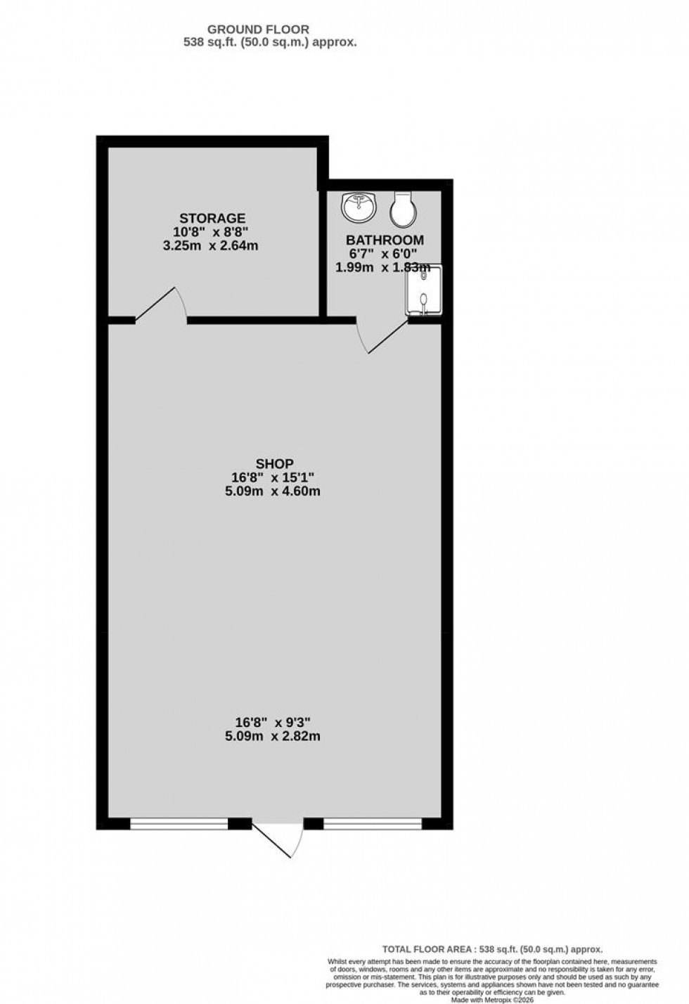 Floorplan for Soundwell Road, Kingswood