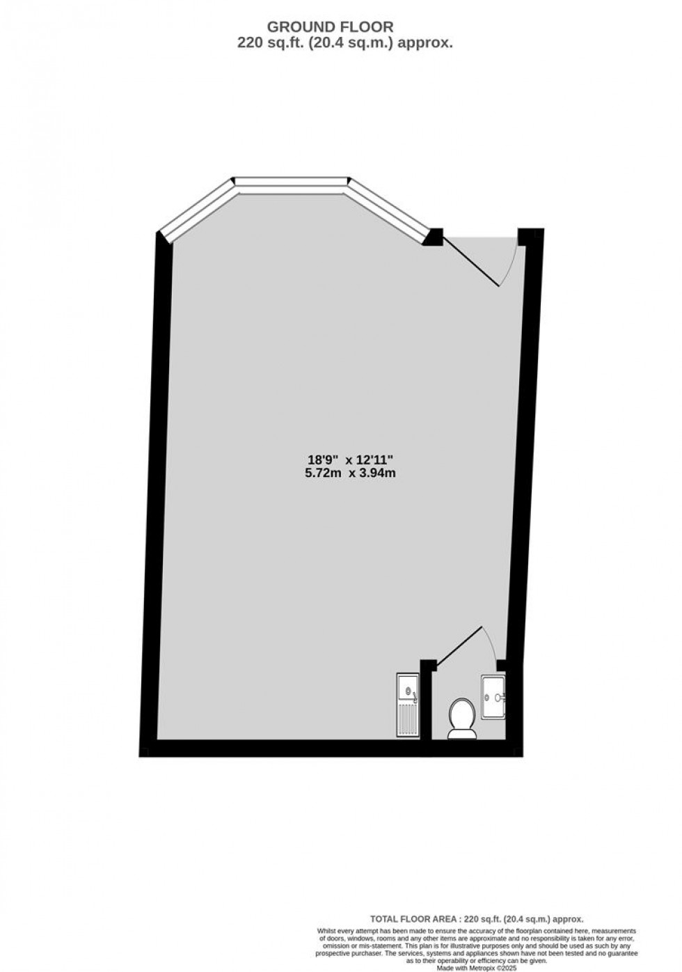Floorplan for Passage Street, Bristol