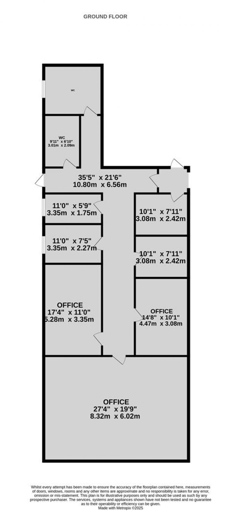 Floorplan for Large Unit To Let in Kingswood, Bristol