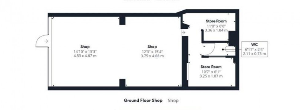 Floorplan for Broad Street, Staple Hill, Bristol