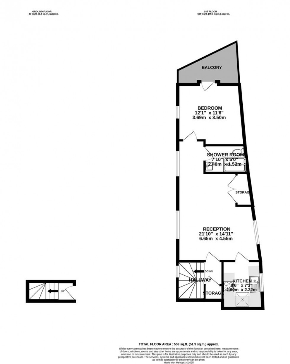 Floorplan for St. Johns Lane | Totterdown