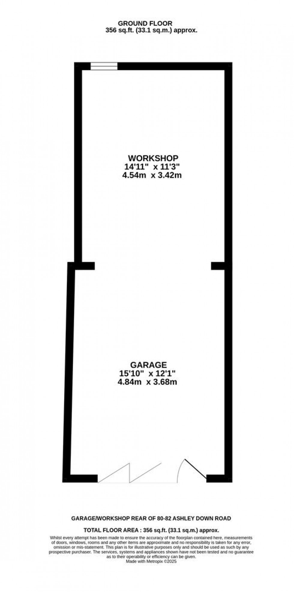 Floorplan for 80-82 Ashley Down Road, Ashley Down, Bristol