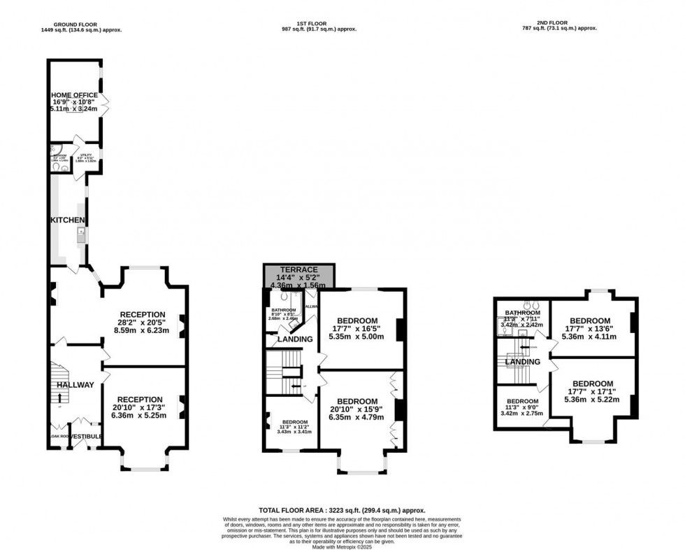 Floorplan for Linden Road | Westbury Park
