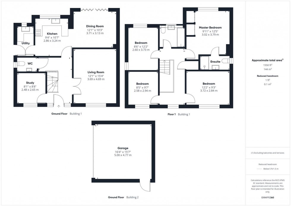 Floorplan for Salisbury Drive, Downend, Bristol