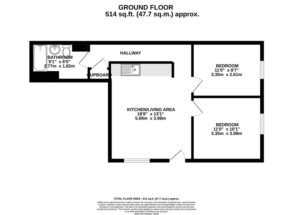 Floorplan for Henleaze Road | Henleaze