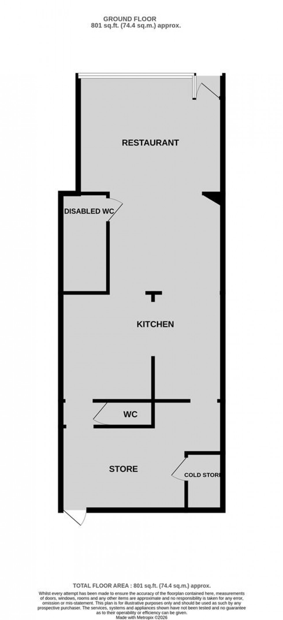 Floorplan for Filton Road, Horfield, Bristol
