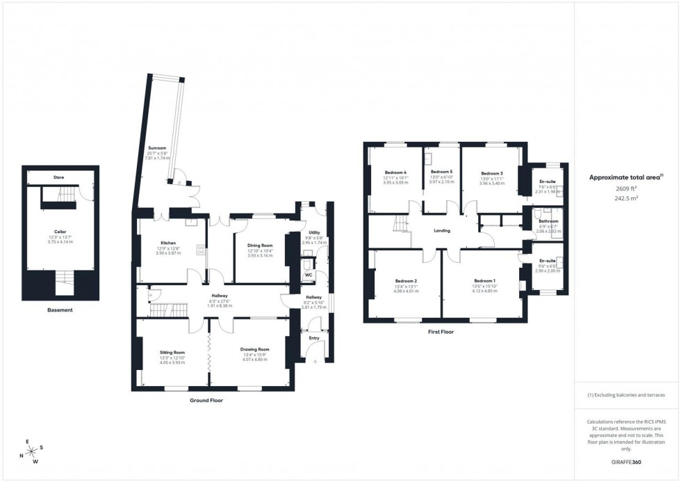 Floorplan for Cotham Brow, Cotham, Bristol