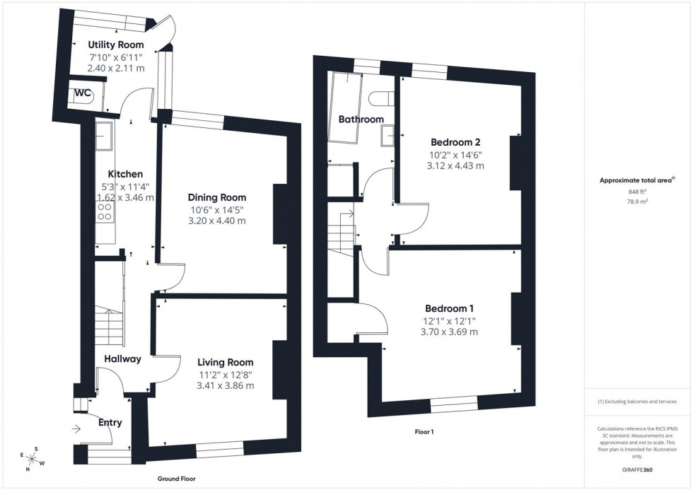 Floorplan for Whitehall Road,  Whitehall, Bristol