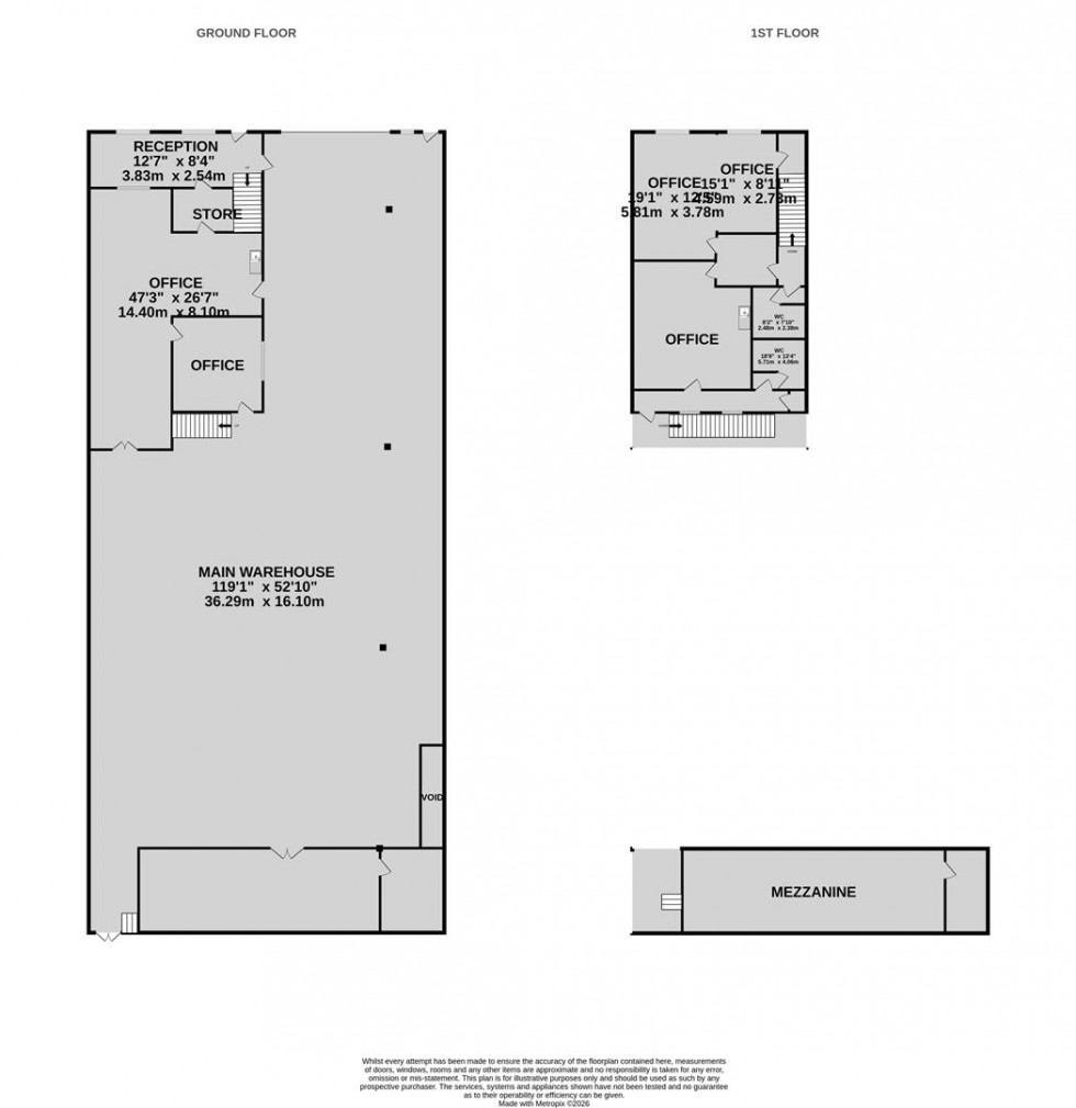 Floorplan for Bristol Vale Trading Estate, Hartcliffe Way, Bristol