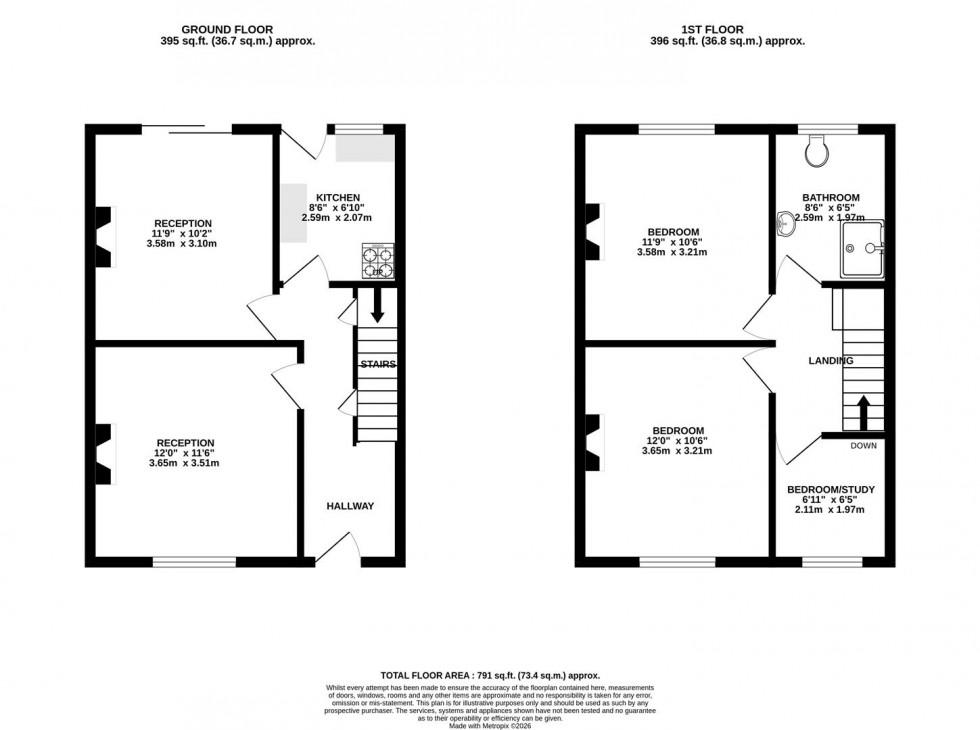 Floorplan for Priory Road | Shirehampton