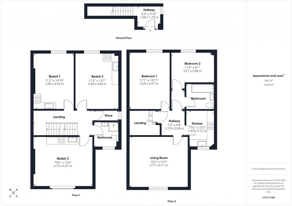 Floorplan for Cotham Brow, Cotham, Bristol