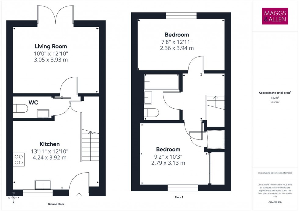 Floorplan for Ash Close, Wells