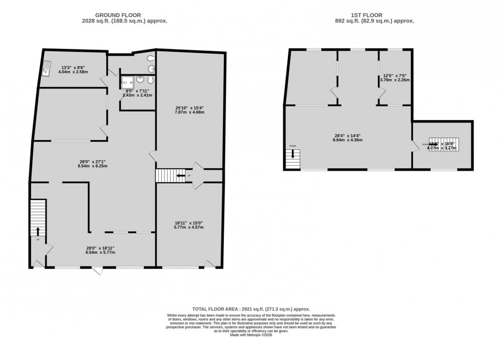 Floorplan for Newfoundland Road, Bristol