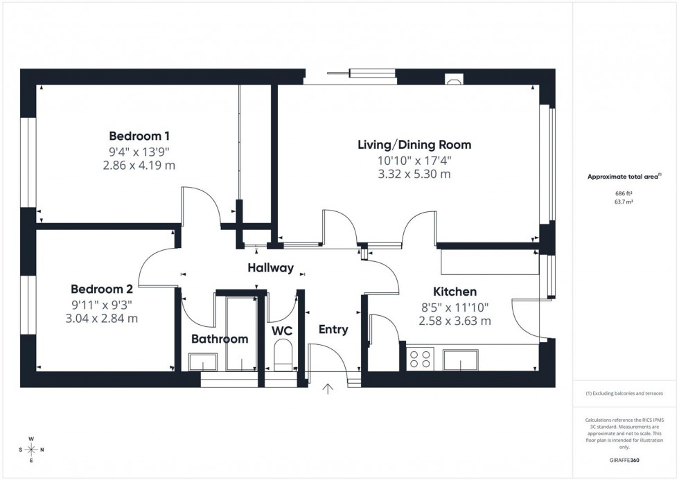 Floorplan for Tranmere Grove, Brentry, Bristol
