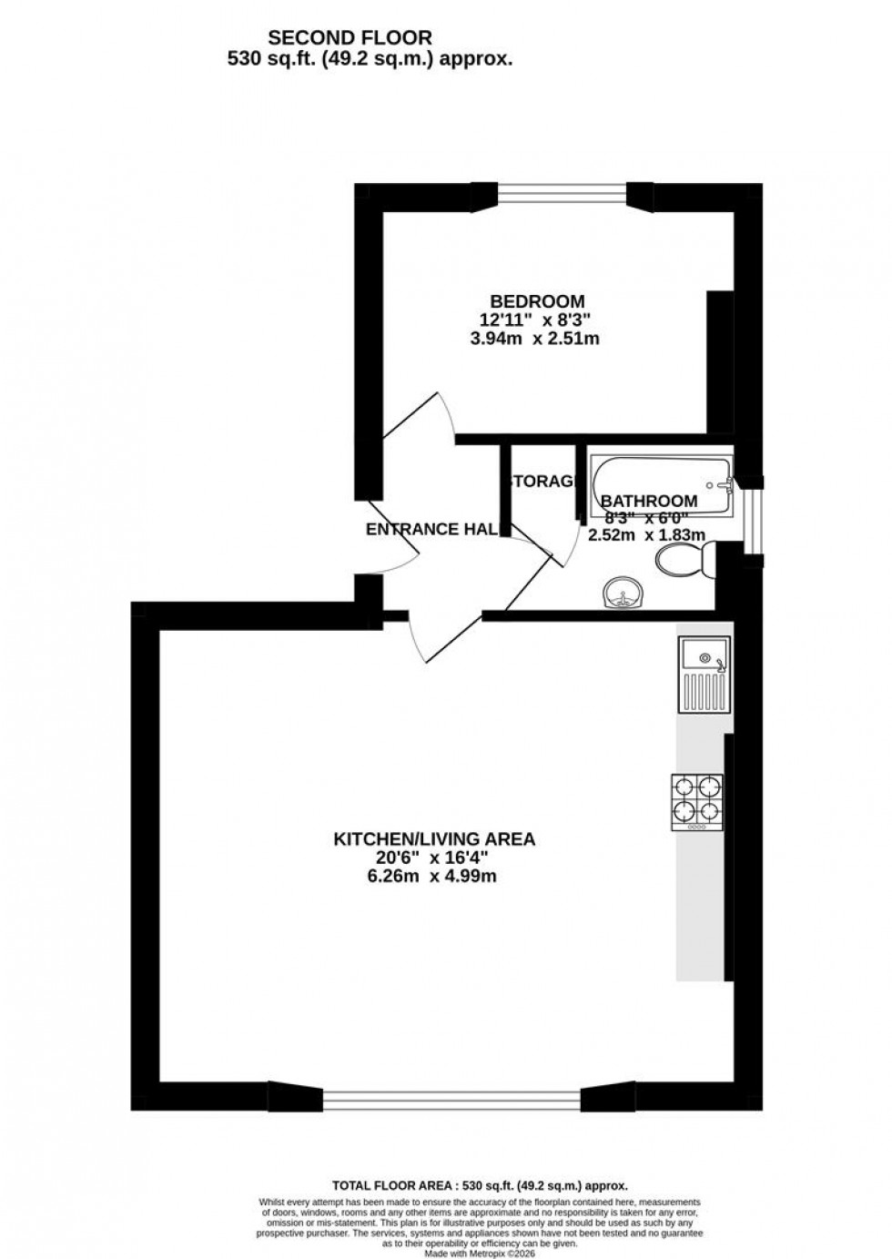 Floorplan for St. Paul's Road | Clifton