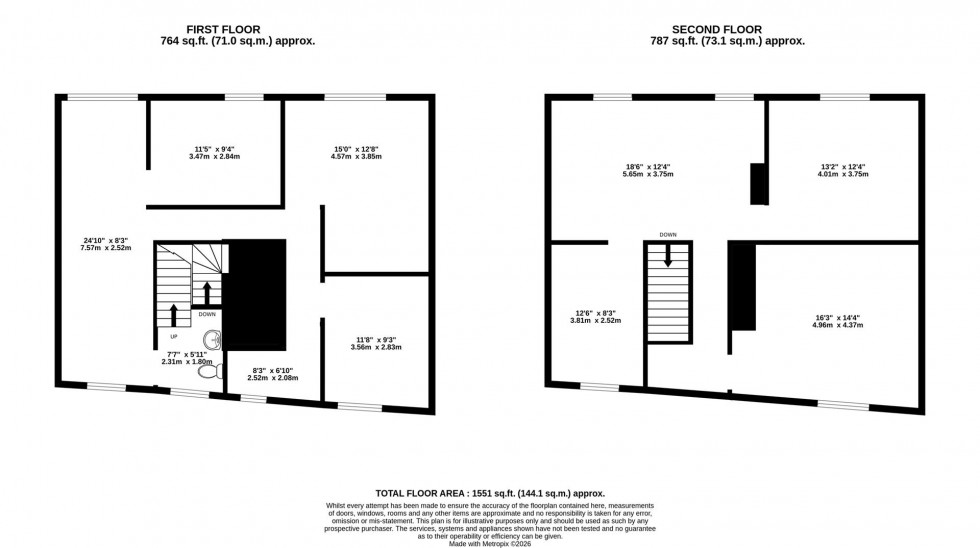 Floorplan for Chepstow