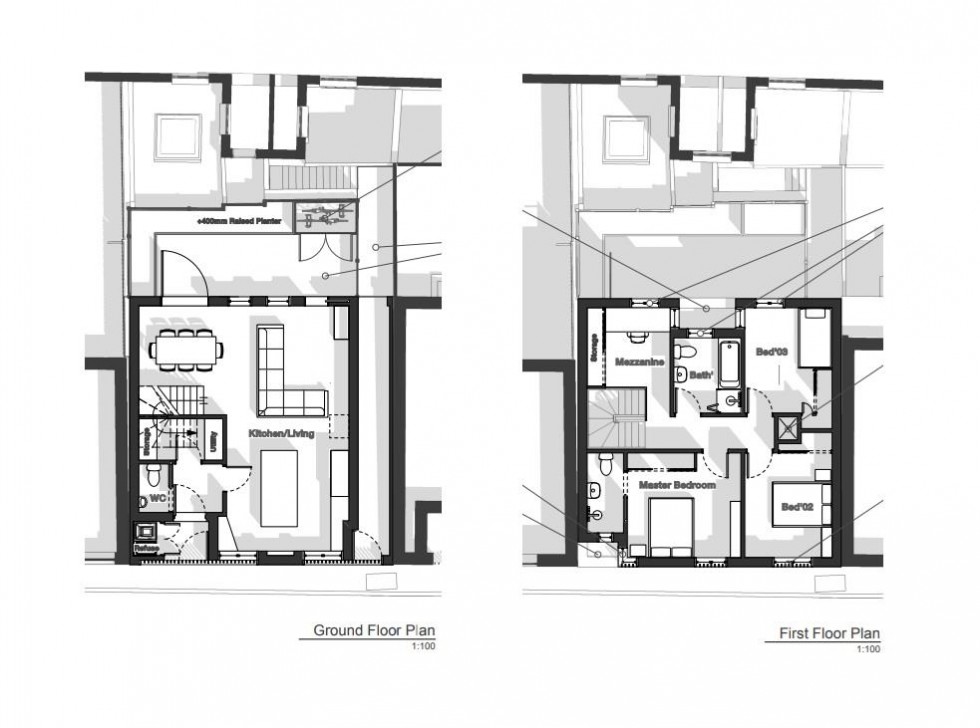 Floorplan for BUILDING PLOT - Sydenham Lane, Montpeiler, Bristol
