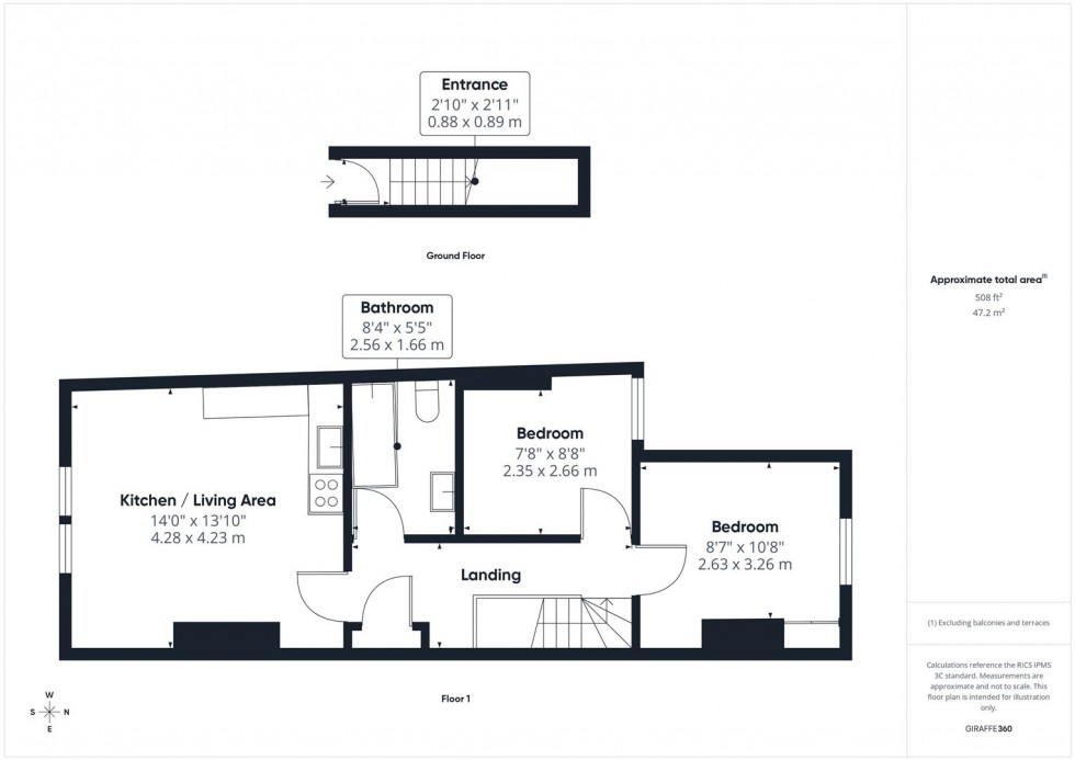 Floorplan for Two Mile Hill Road, Kingswood, Bristol