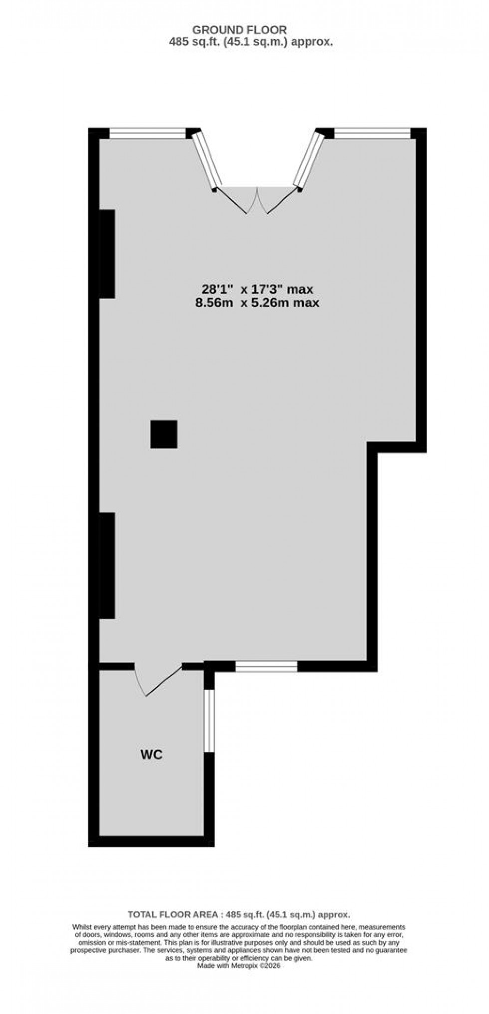 Floorplan for St Michaels Hill, Kingsdown, Bristol
