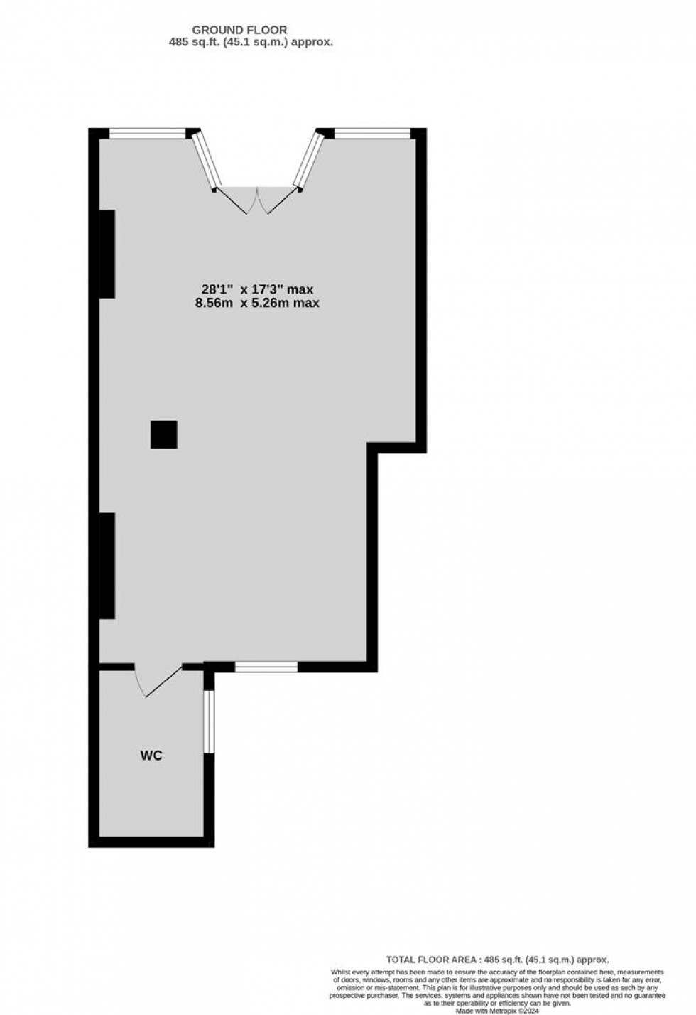 Floorplan for St Michaels Hill, Kingsdown, Bristol