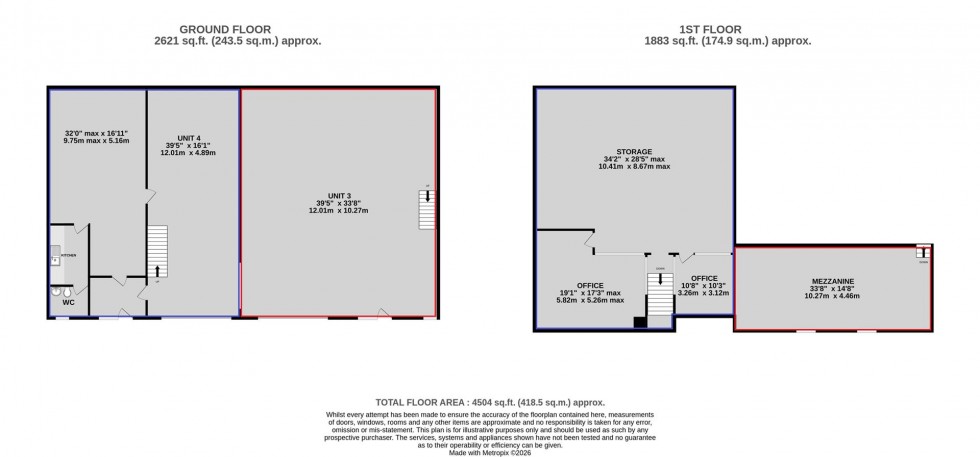 Floorplan for Circuit 32, Easton, Bristol