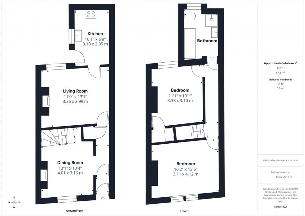 Floorplan for Hardy Road, Ashton, Bristol