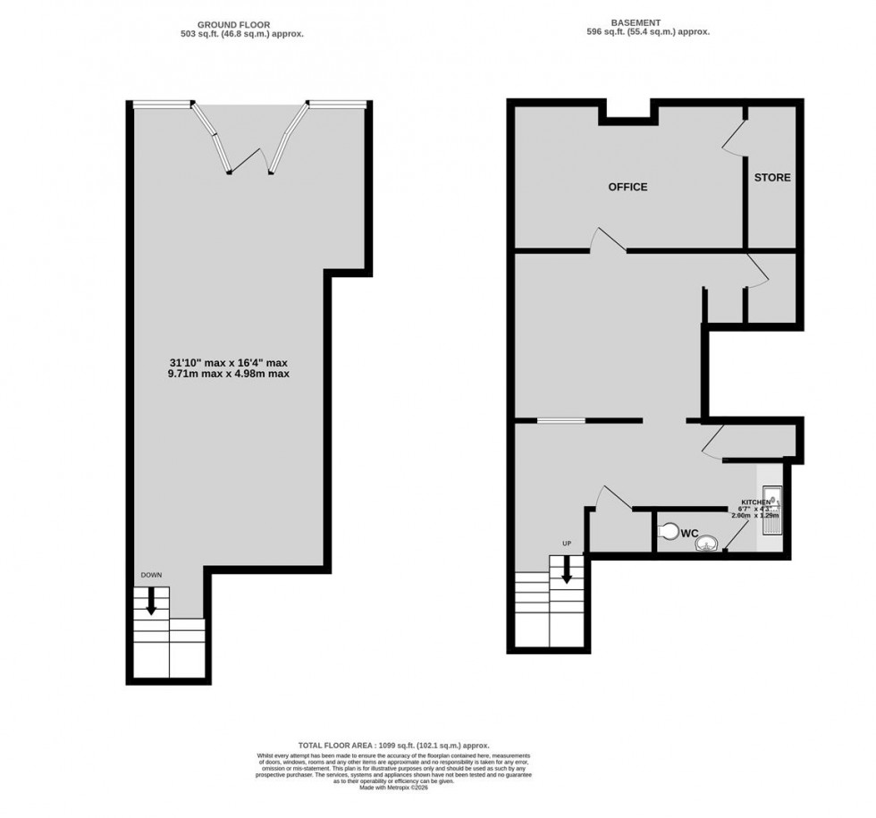 Floorplan for Regent St, Clifton, Bristol