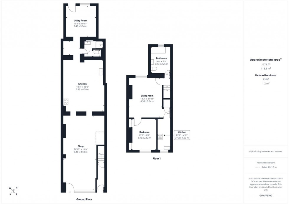 Floorplan for Gloucester Road, Horfield, Bristol