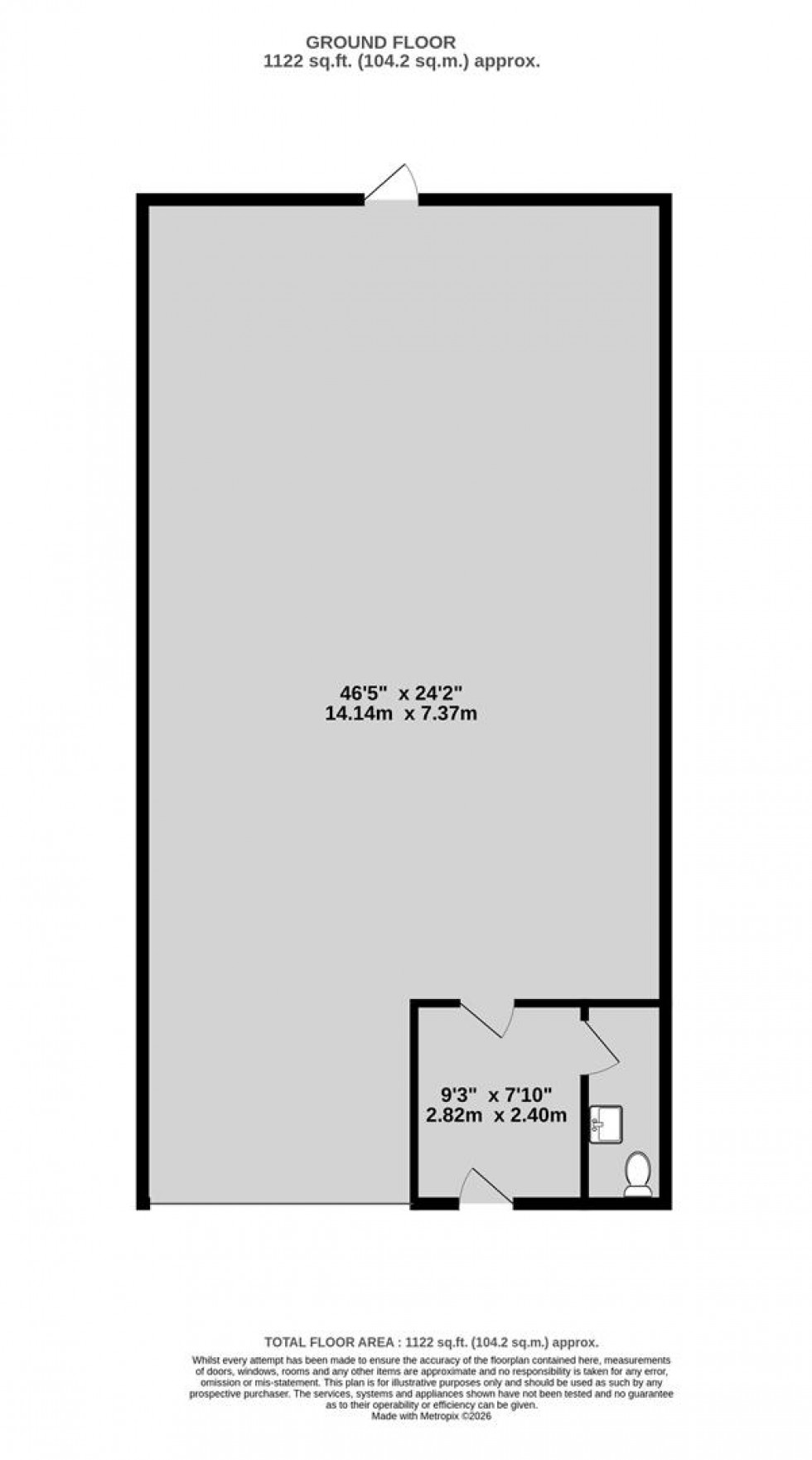 Floorplan for Golf Course Lane, Bristol