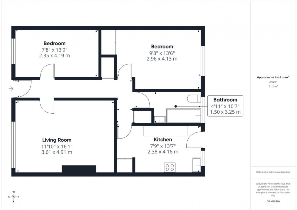Floorplan for Sunningdale, Yate, Bristol