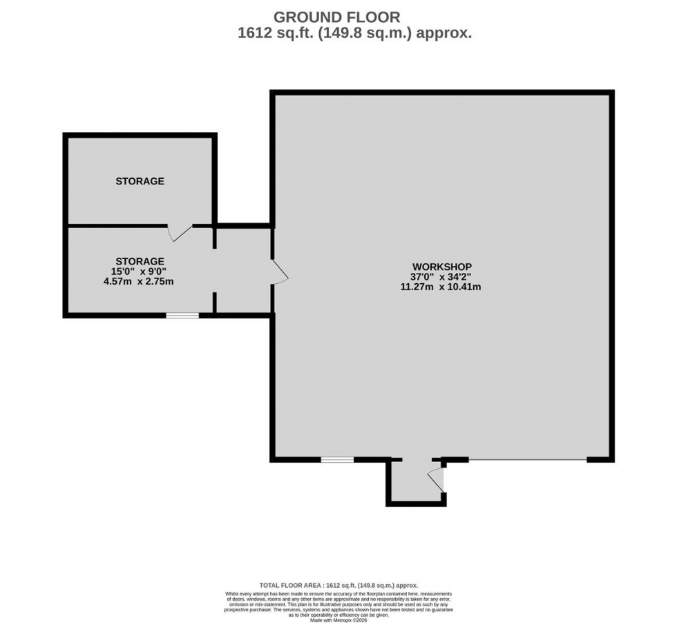 Floorplan for Midland Road, Staple Hill