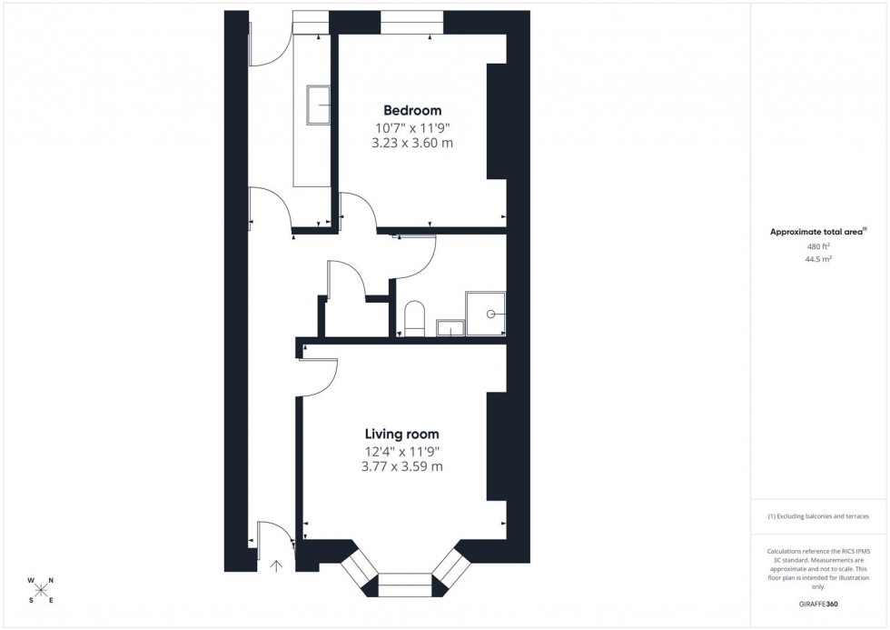 Floorplan for City Road, Bristol