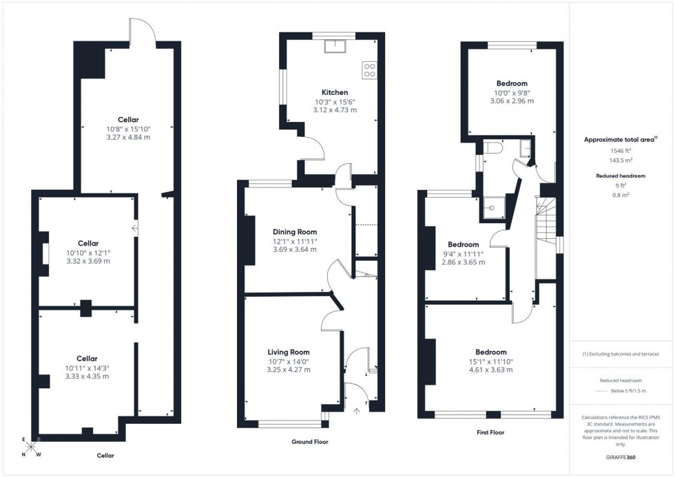 Floorplan for Keys Avenue, Horfield, Bristol