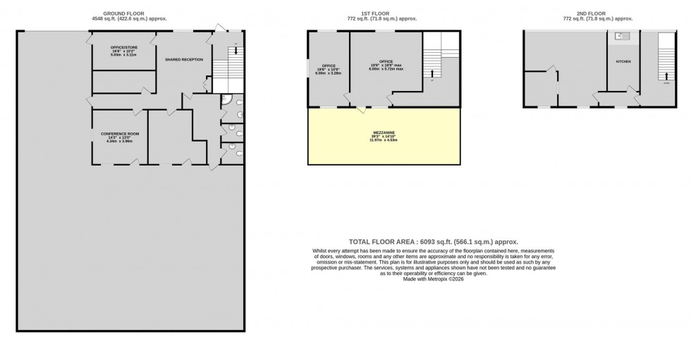 Floorplan for Warmley Business Park, Crown Way, Bristol