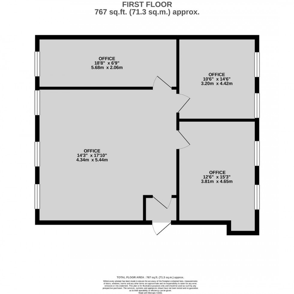 Floorplan for Apex Court, Bradley Stoke, Bristol