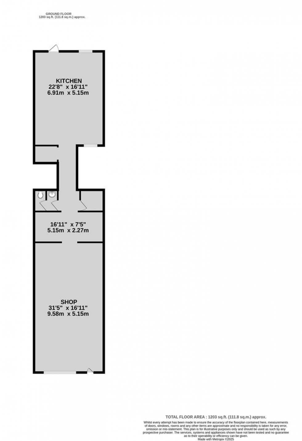 Floorplan for Arnside Road, Southmead, Bristol
